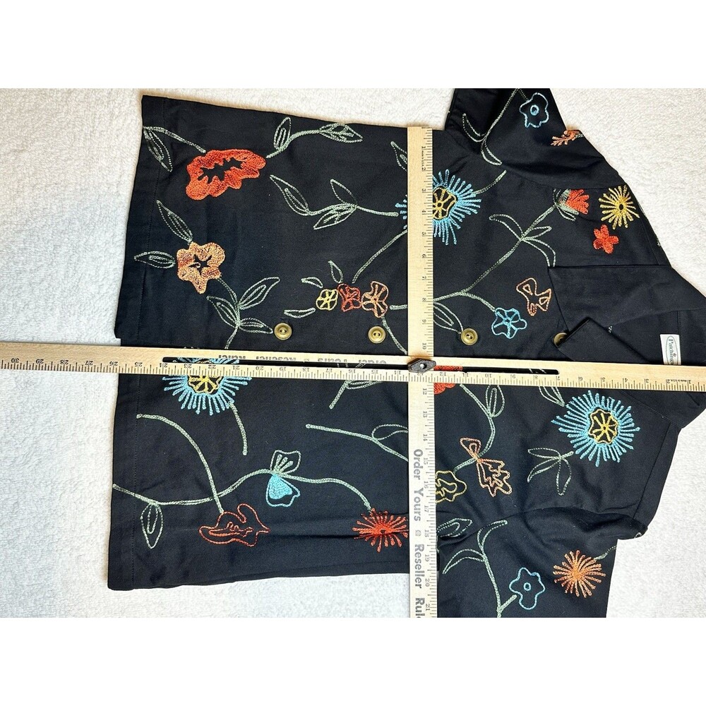 Vintage Patchington Button Down Embroidered Jacke… - image 7
